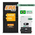 Gerador de Energia Solar Hibrido Luxpower sem Bateria Sem Estrutura SGF 17,36KWP ERA 620W ECO HIBRIDO 10KW 220V DC48V SEM BATERIA