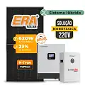 Gerador de Energia Solar Off Grid Interativo Luxpower Sem Estrutura SGF 9,92KWP ERA BIF 620W GEN-LB-EU 5KW AC 220 MONO DC48V BAT. LITIO 5,12kWh
