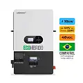 Foto 4 - Gerador de Energia Solar Hibrido Luxpower sem Bateria Sem Estrutura SGF 17,36KWP ERA 620W ECO HIBRIDO 10KW 220V DC48V SEM BATERIA