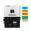 Foto 5 - Gerador de Energia Solar Hibrido Luxpower com Bateria Sem Estrutura SGF 7,74KWP LONGI 645W ECO HIBRIDO 5KW 220V DC48V BAT. LITIO 5,12kWh