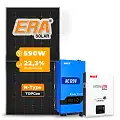 Gerador de Energia Solar Off Grid Interativo Must Telhado Metálico Mini Trilho SGF 4,72KWP ERA 590W PV29 LHP 5KW AC120V DC48V BAT. LITIO 5.12KWH 100A