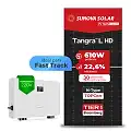 Gerador de Energia Solar On Grid Sungrow Telhado Ondulado SGF 6,10KWP SUNOVA N-TYPE MONO 610W SG RS-L 7.5KW 2MPPT FAST TRACK MONO 220V
