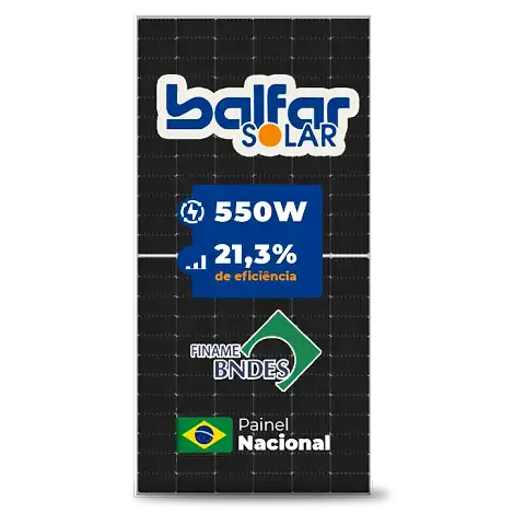 Foto 3 - Gerador de Energia Solar Microinversor Sungrow Sem Estrutura SGF 2,2KWP BALFAR FINAME 550W S2500S-L 2.5KW 4MPPT MONO 220V COM CABO