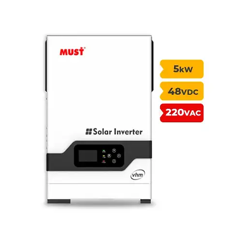 Foto 4 - Gerador de Energia Solar Off Grid Interativo Must Telhado Metálico Mini Trilho SGF 4,72KWP ERA 590W PV29 HP 5KW AC220V DC48V BAT. LITIO 5.12KWH 100A