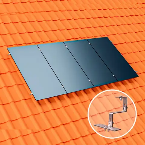 Estrutura Romagnole telhado colonial ceramico gancho