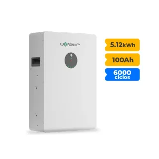 BATERIA SOLAR LUXPOWER LITIO POWERGEM 5.12KWH 
