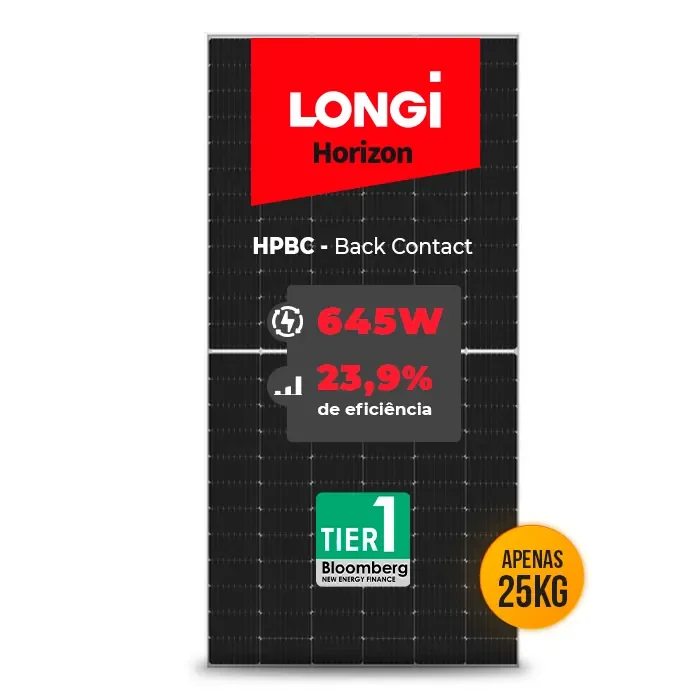 Foto 6 - Gerador de Energia Solar Hibrido Luxpower com Bateria Sem Estrutura SGF 7,74KWP LONGI 645W ECO HIBRIDO 5KW 220V DC48V BAT. LITIO 5,12kWh